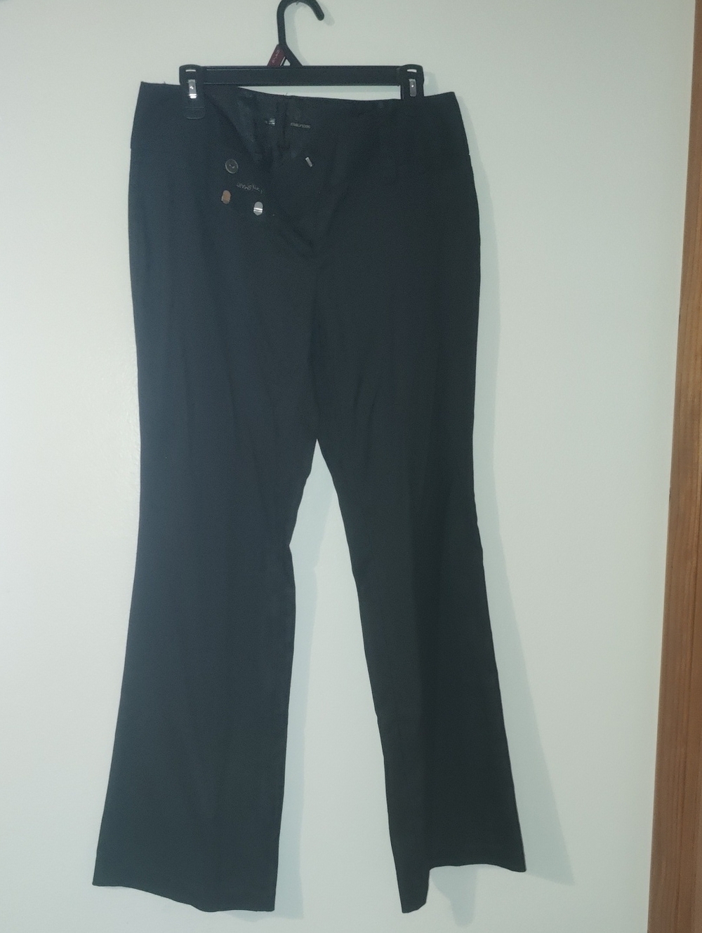 Maurices Black Boot Cut Dress Pants